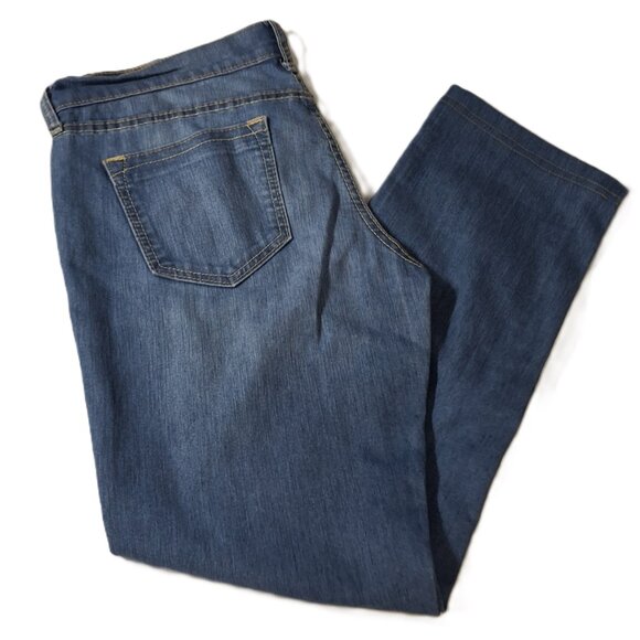 Womens Old Navy The Diva Low-Rise Bootcut Denim Blue Jeans Dark Wash Stretch 10 - Picture 2 of 13